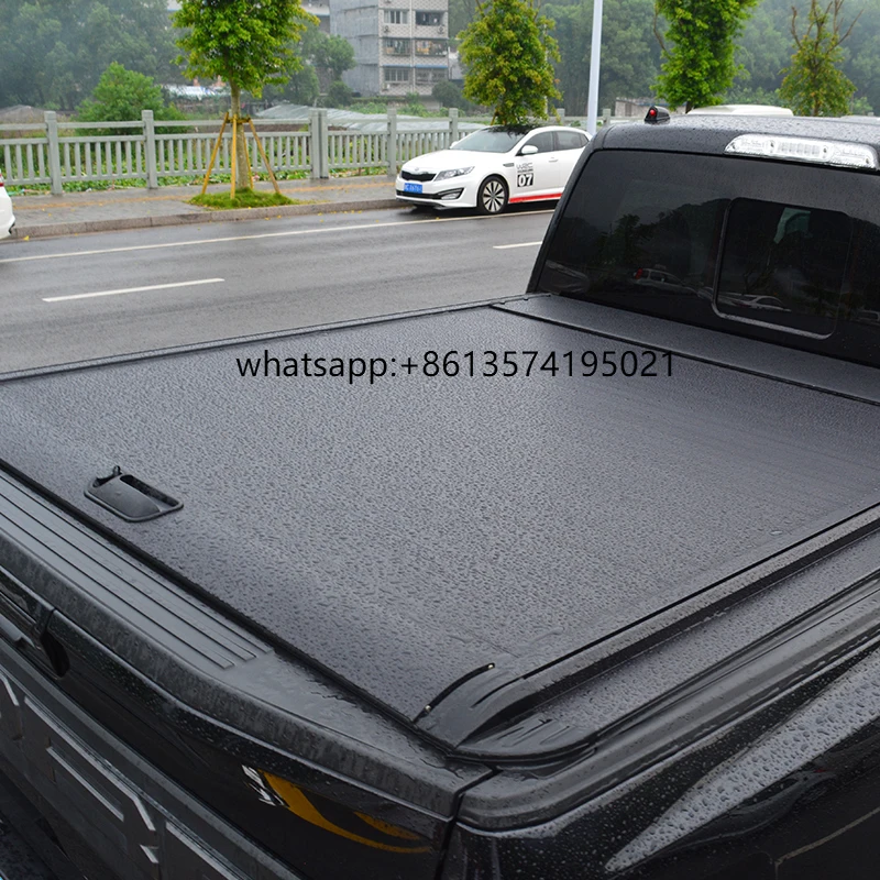 

Retractable Pickup Truck Trifold Tonneau Cover For2019+ Chevrolet Silverado/Sierra, 5'8" Bed Pickup Truck Bed Accessories