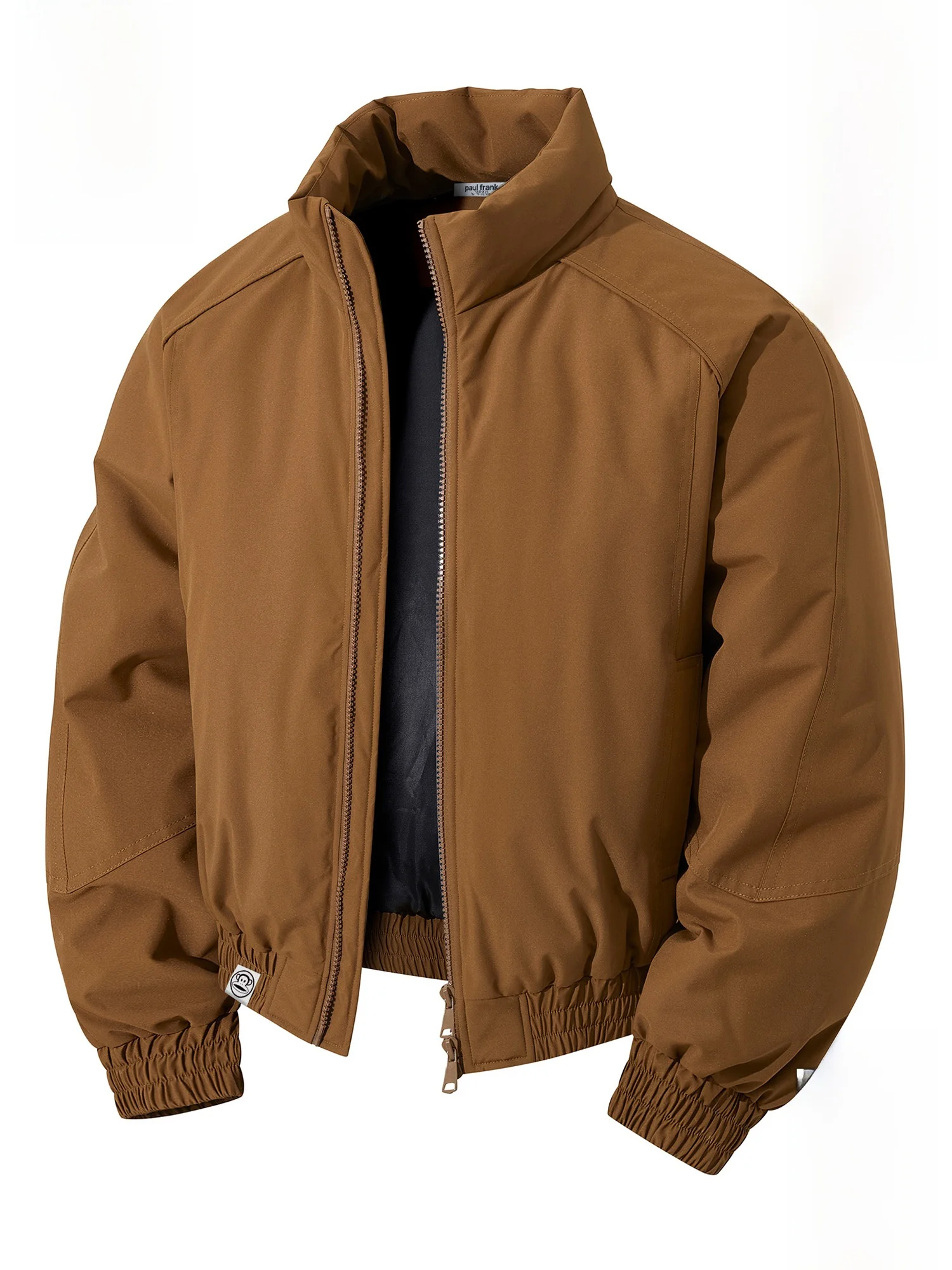 

PaulFrank Thiened Winter Jaet Men's Casual Warm Polyester Fiber Coat Youth ular Cleanfit Sle Zipper Closure Long Sve