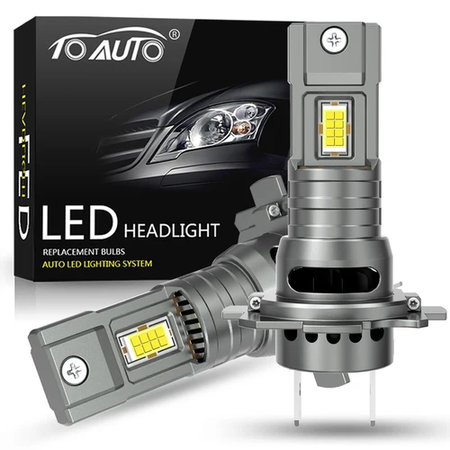 Bombilla de faro LED H7 de 30000LM, 100W, Chips CSP, faros antiniebla para coche, Mini Canbus H7, Led Turbo, automóvil, blanco, 6000K, 12V