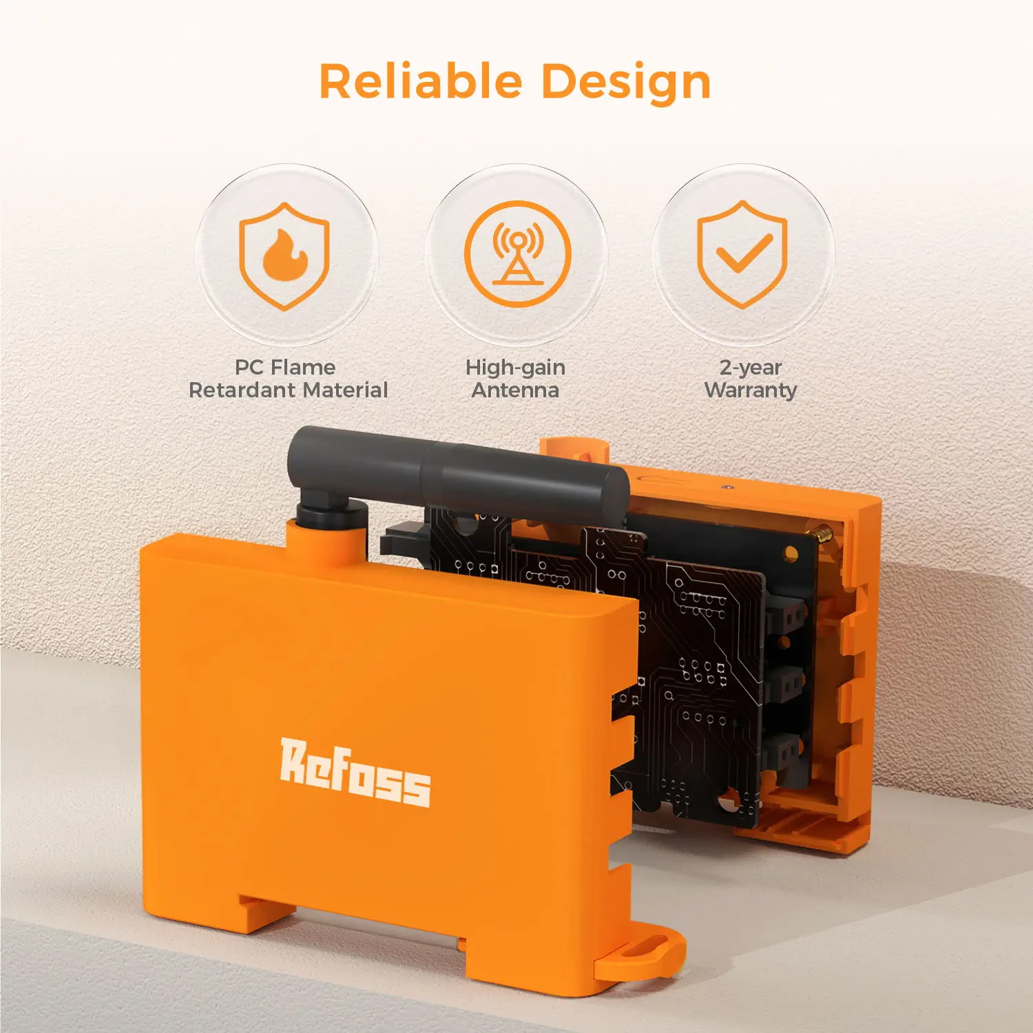 Monitor energi pintar Refoss, dengan pengukuran energi, pengukur daya EM06 WLAN, 3 fase, Meter pintar dengan 6 saluran pengukuran 150A