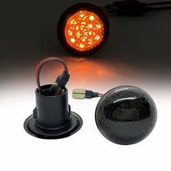 Amber yellow LED Front Fender Side Marker Light Assemblies For 2010-2021 Ford Transit Connect Turn Signal Light 12V T10 LED
