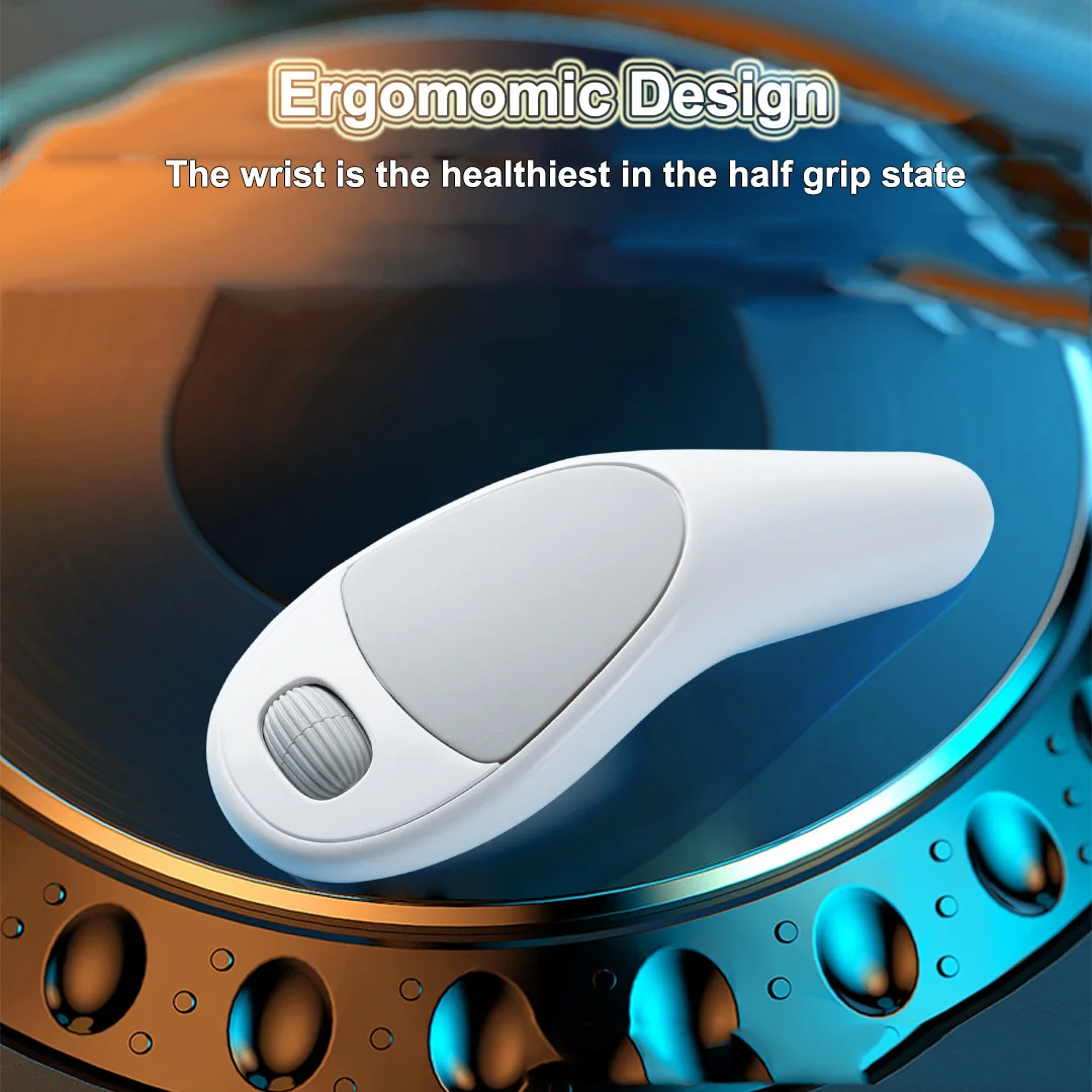 Bluetooth Wireless Air Mouse ricaricabile Type-C Mouse ergonomico Touch Control Thumb Finger Mini Mouse per telefono IPad Tablet IOS