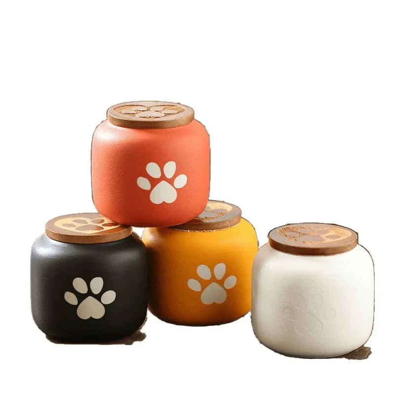 

Ceramic pet urn, dog and cat urn