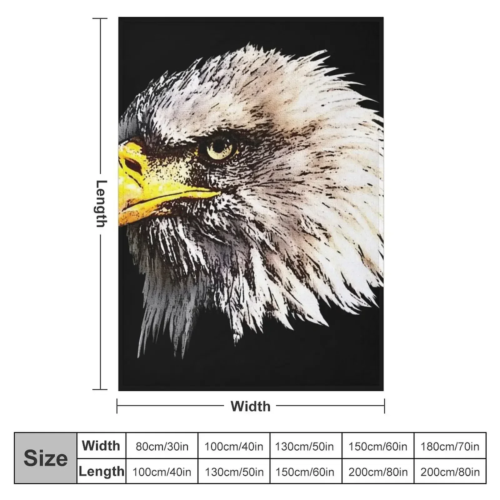 Bald Eagle, birds for men, gifts for bird lovers Throw Blanket Single For Sofa Thin Decorative Throw Blankets