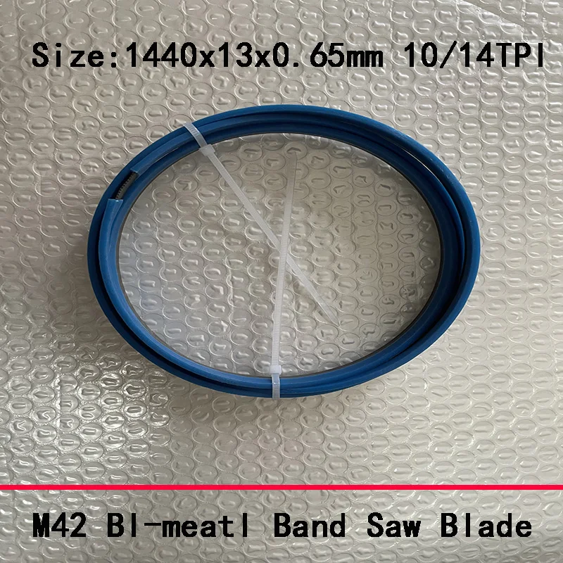 

1440mm m42 bimetal band saw blade 1440x13x0.65mm 10/14TPI for cutting metal