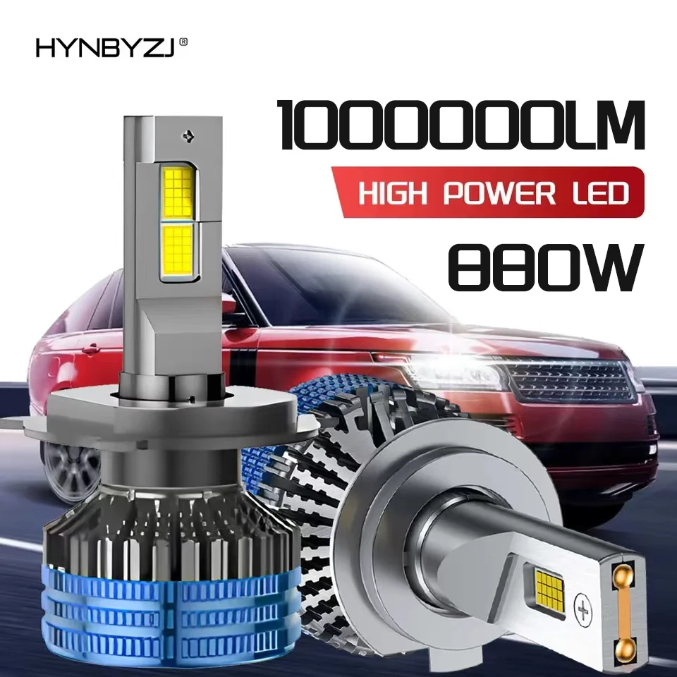 

Светодиодные фары HYNBYZJ для автомобиля, 280 Вт, H4, H7, Canbus, H8, H9, H11, HB3, 9005, HB4, 9006, лм, лампы для автомобиля
