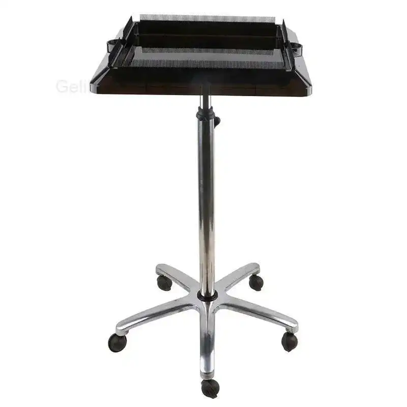 

Hair Extension Tools Salon Hair Dyeing Hairdressing Movable Liftable Stainless Steel Trolley Wig Stand