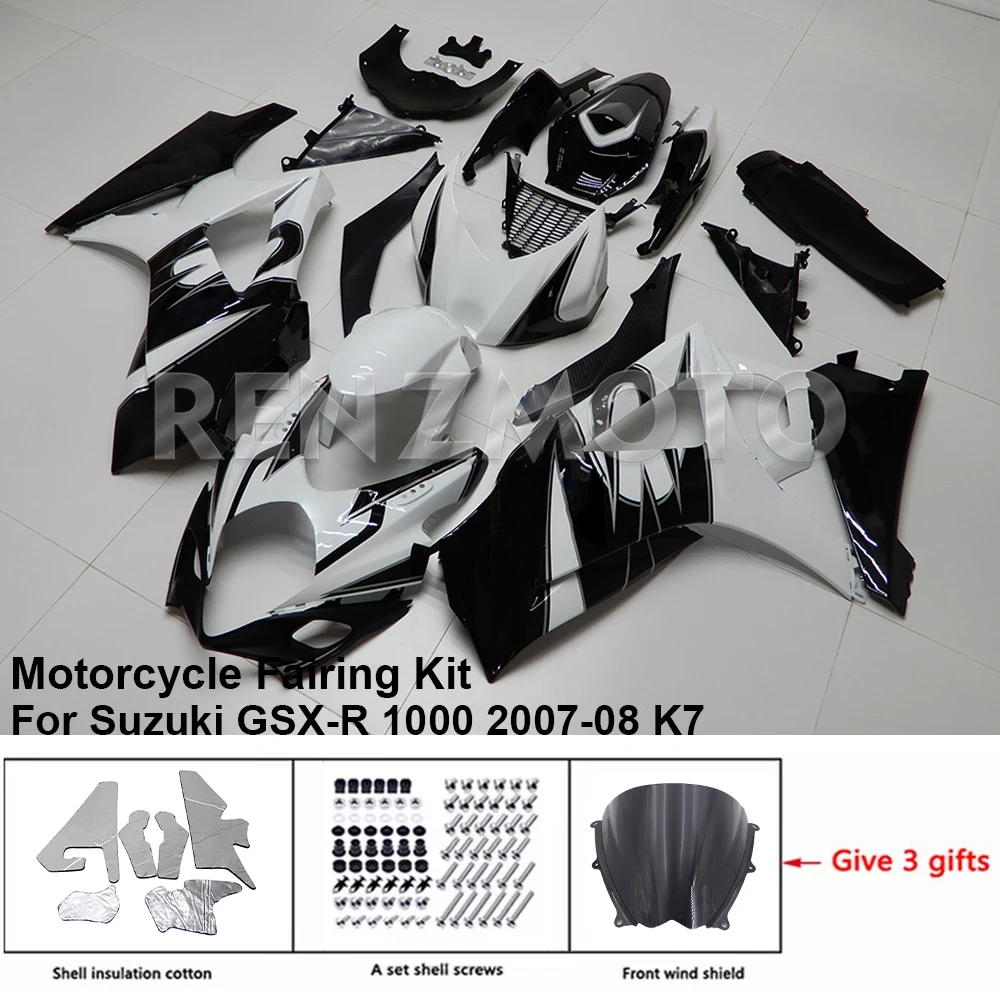 

Motorcycle Fairing Set Body Kit Plastic For Suzuki GSXR GSX-R 1000 2007-08 K7 Accessories Injection Bodywork S1007-134a