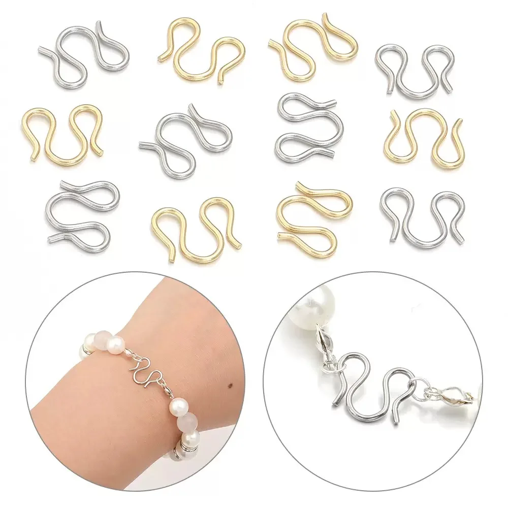 M-shaped Necklace Bracelet Connector with Color Retention DIY Accessory Materials for Non-fading Jewelry Accessories