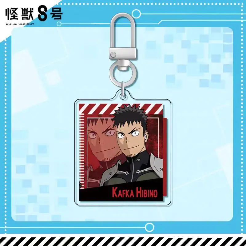 Kaiju No.8 Kafka Hibino Mina Ashiro Anime 2D Cartoon-Muster Acryl-Anhänger Persönlicher Schlüsselanhänger Studenten-Rucksack-Accessoire – Detail 8
