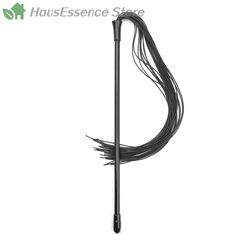 ※Premium Grade Quality Silicone Whip Racing Riding Crop Party Flogger Hand Cuffs Queen Black Horse Riding Whip Premium
