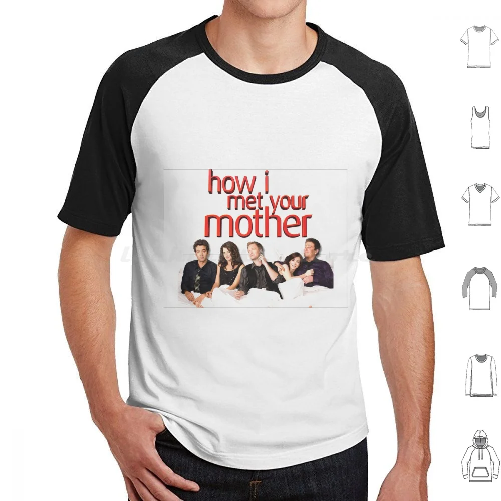 Cómo conocí a vuestra madre camiseta 6xl algodón Cool Tee Himym cómo conocí a tu madre Ted Robin Lily Barney Nyc