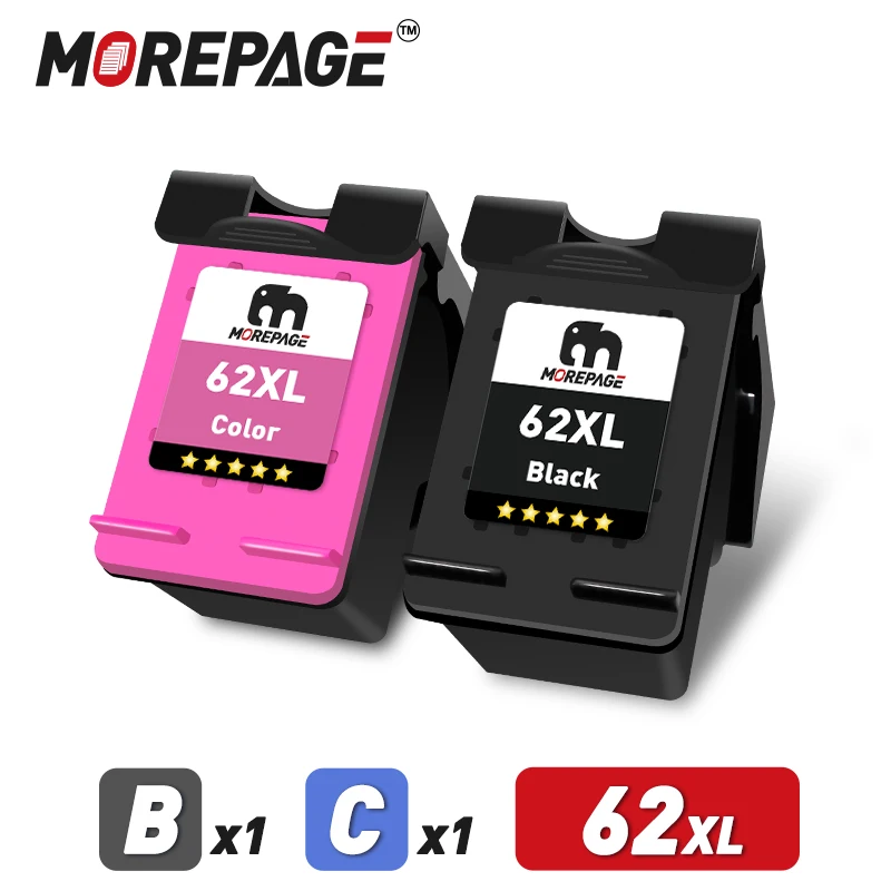 62XL Ink Cartridge Compatible For HP 62 XL HP62 Re-Manufactured Envy 5540 5640 5642 5646 7640 5660 7644 250 5740 5742 Printer