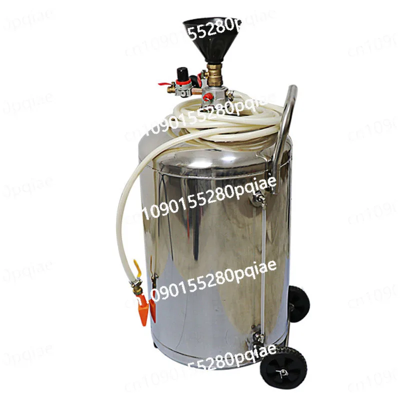 80L Car Wash Beauty Shop Stainless Steel Foam Machine Thickening Explosion-proof Plastic Foam Barrel High Pressure Foam Machine