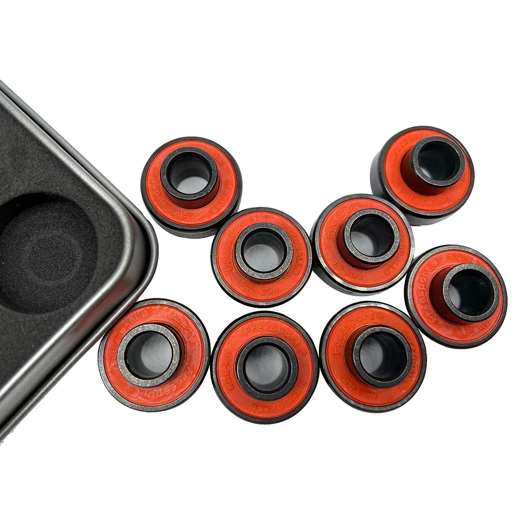 

LDHL FREESPORT 608 Hybrid Black Ceramic Bearings for Inline Skate or Skateboard Scooter Longboard (Pack of 8)