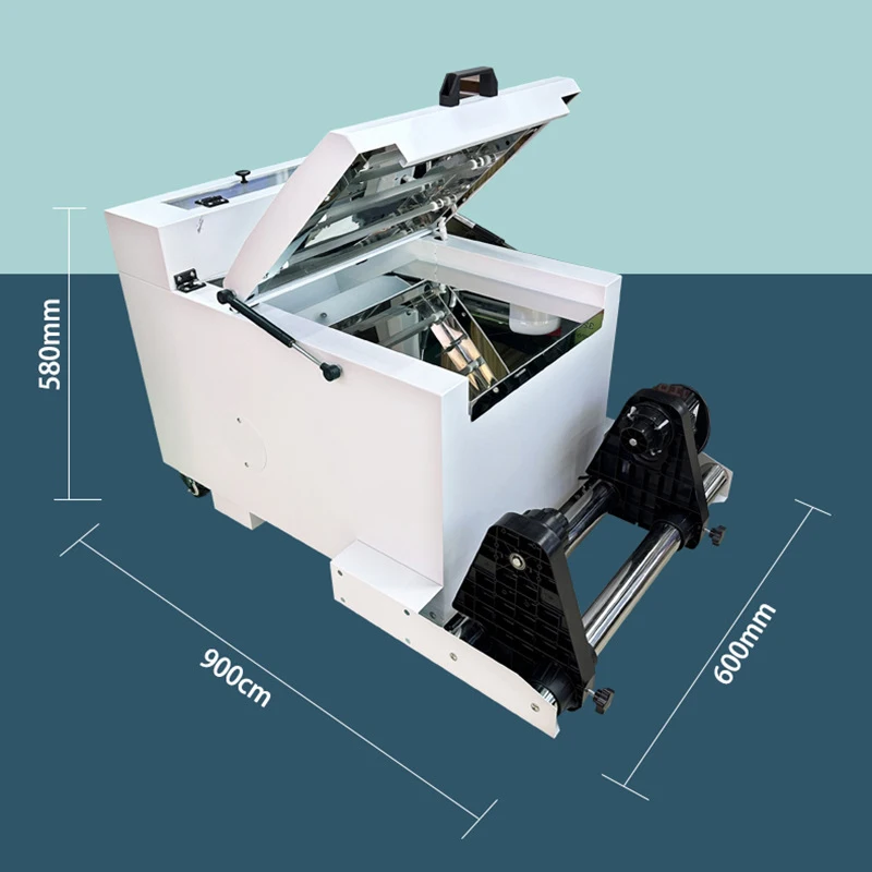A3 offset digital white ink printer dual-head intelligent fully automatic clothing heat transfer printing DTF printer