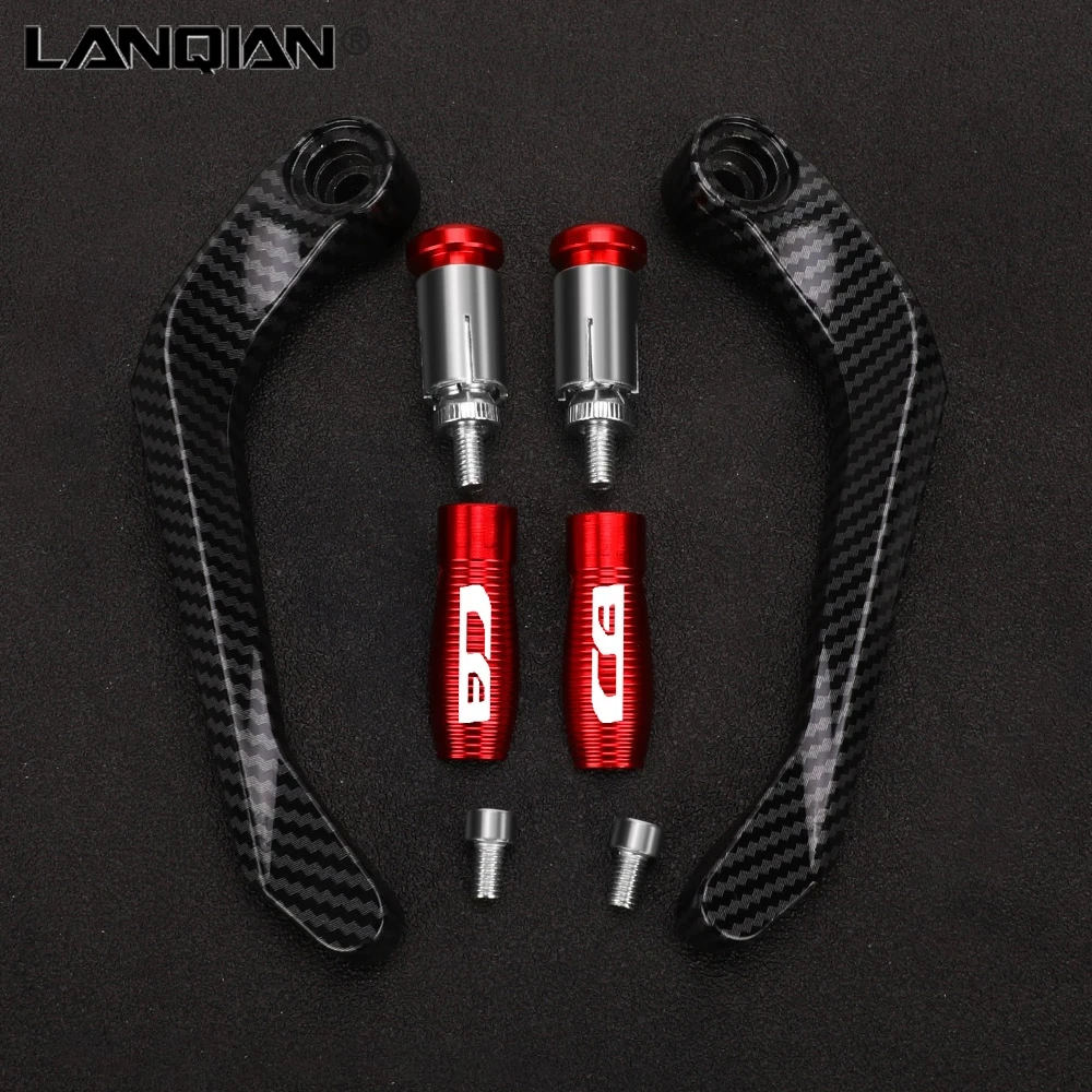 Motorcycle Handlebar Grips Guard Brake Clutch Levers Guard Protector For Honda CB125R CB125F CB190r CB300R CB400 CB 125 190 400