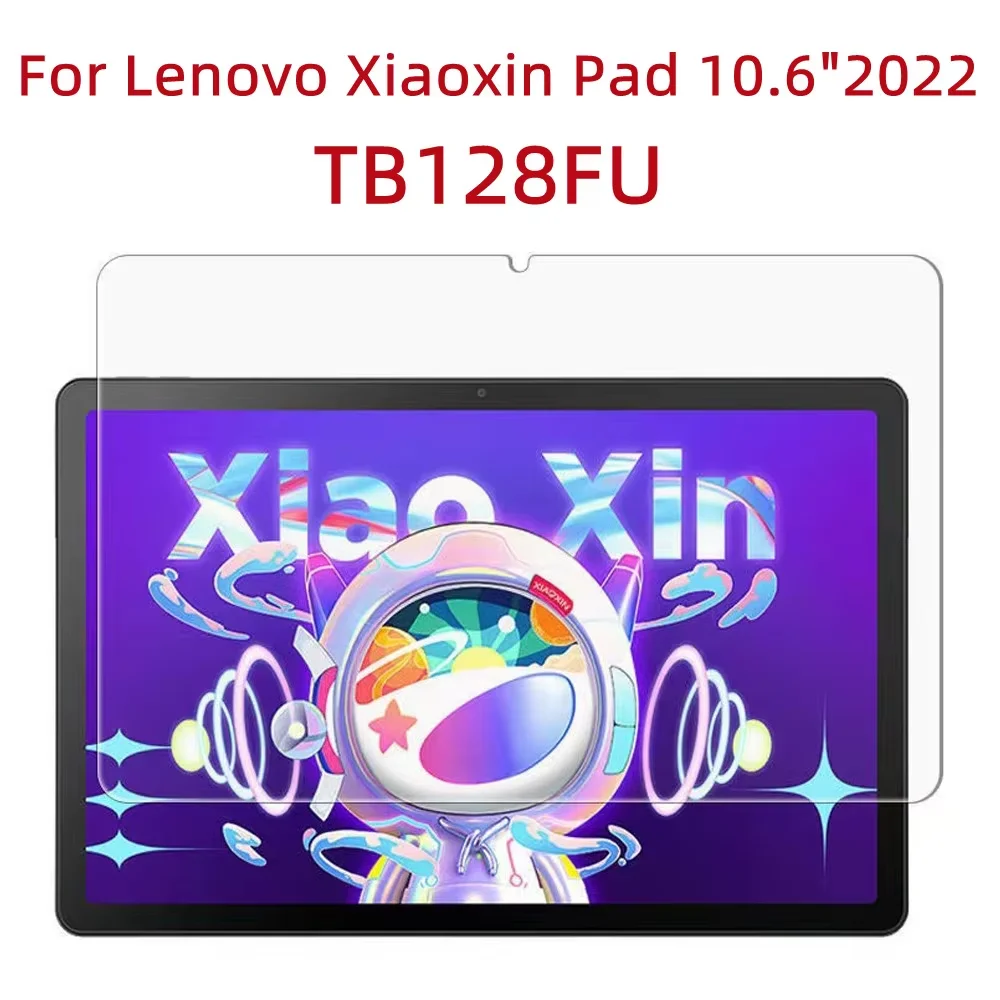 1PCS Tablet Tempered Glass Screen Protector For Lenovo Xiaoxin Pad 10.6 Inch TB128FU Explosion Proof Bubble Free Protective Film
