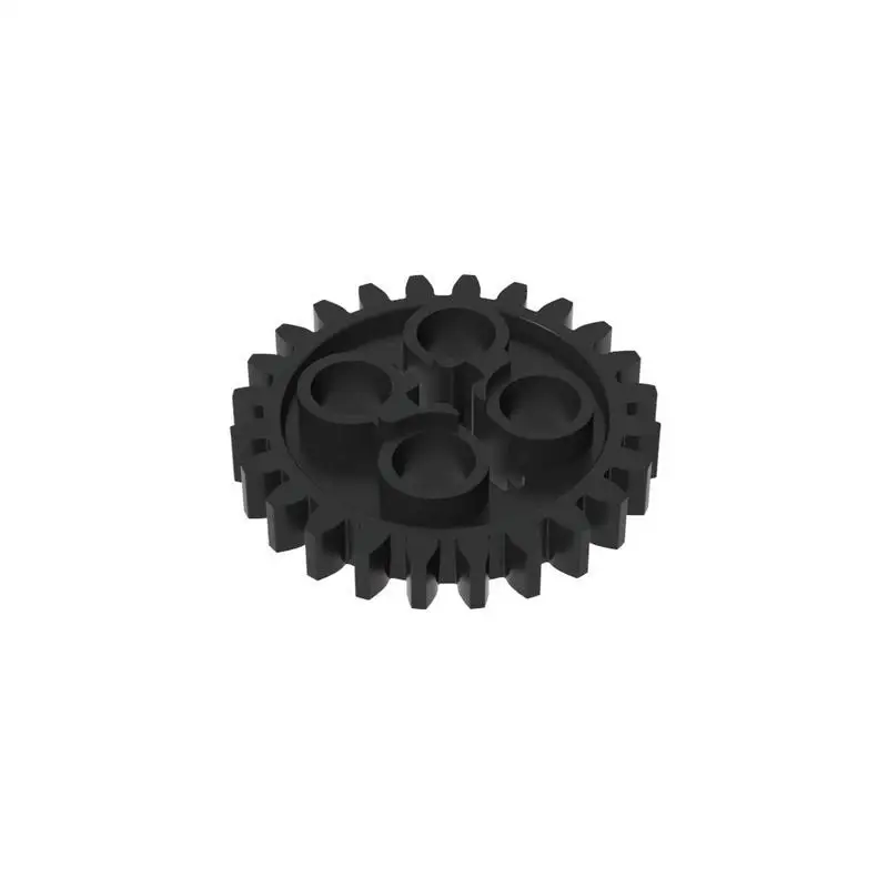 50pcs 3648 Gear 24 dents 2ème Version trou d'essieu briques jouets pour blocs de construction MOC techniques compatibles de haute technologie