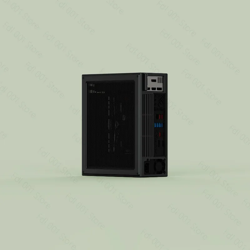 E4 Kiang V7 ITX Case 1U Aluminum CNC Half Height for Low Profile GPU