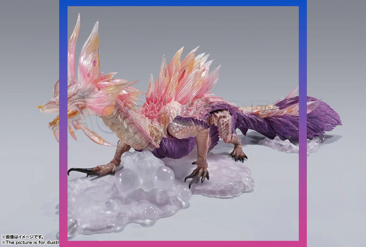 في Stork الأصلي بانداي S.H.MonsterArts SHM الوحش هنتر صعود Mizutsune أنيمي لعبة نموذج عمل الشكل هدية جمع اللعب #6