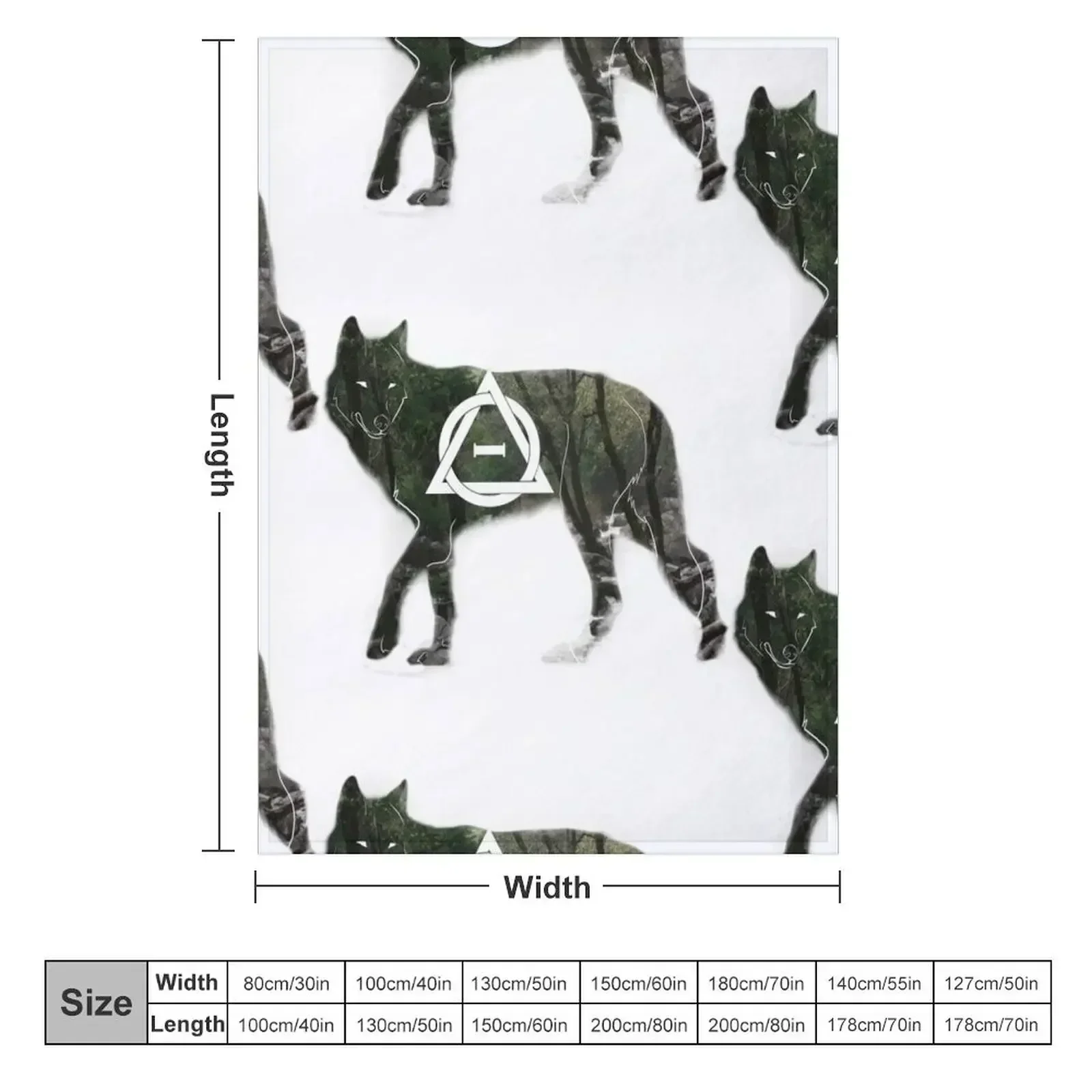 Otherkin - Wolf Therian Throw Blanket Beach anime warm winter Extra Large Throw Nap Blankets