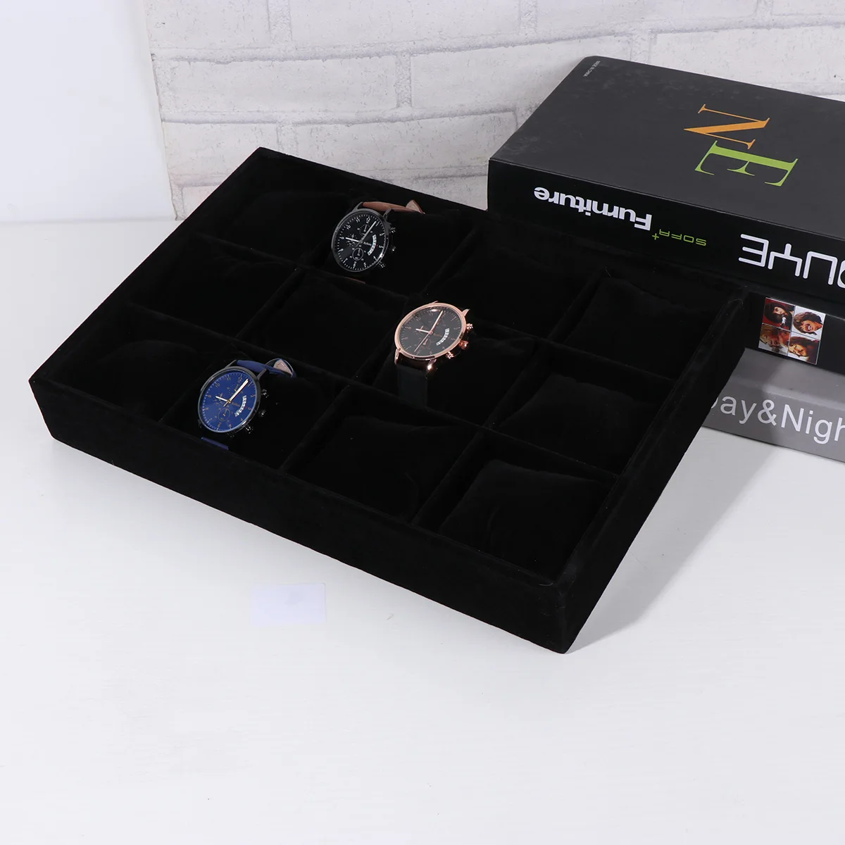 

Bracelet Display Jewelry Case Earrings Tray Holder Earring ganizer ganizer Drawers Watch Ring Storage Dust
