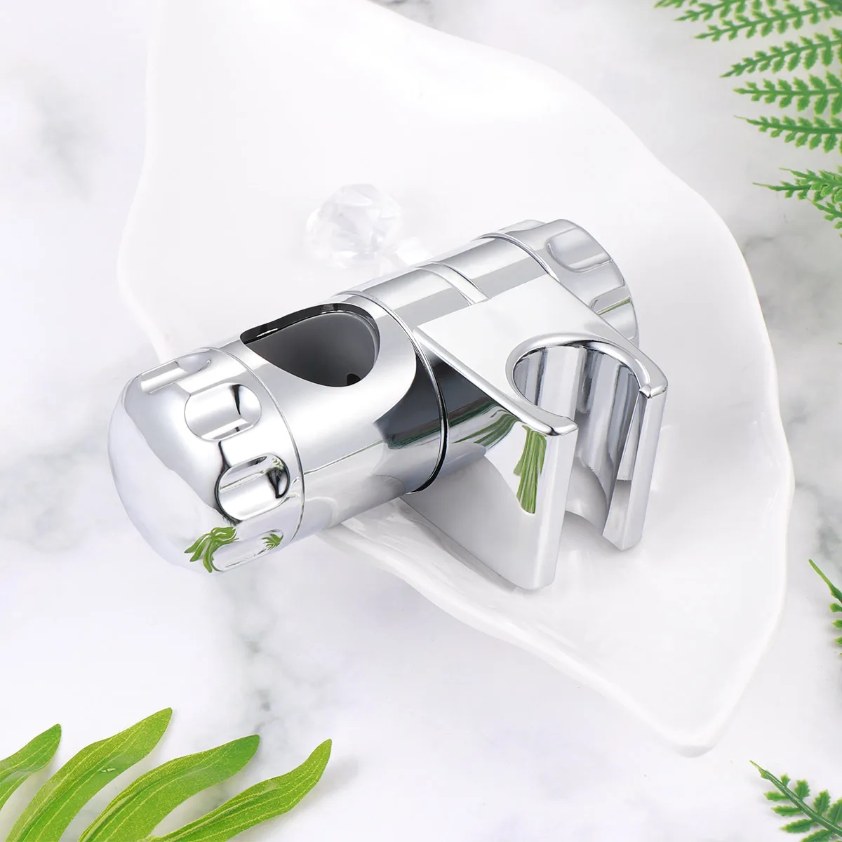 

Shower Bracket 1 Set Bath Adjustable Hand Shower Holder for 25mm Rod Ergonomic Design Long Lasting Fine Workmanship Bathroom