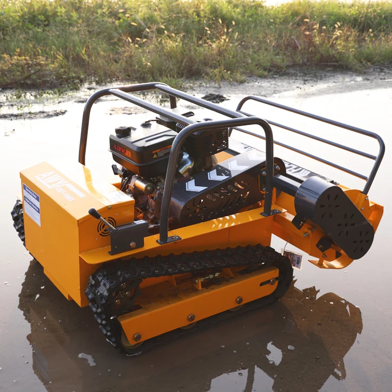 Produk yang Diproduksi dan Dijual Secara Nasional, Tidak Mudah Berkarat. Mesin Pemotong Rumput yang Dikendalikan Jarak Jauh yang Lebih Tajam dan Lebih Tahan Lama