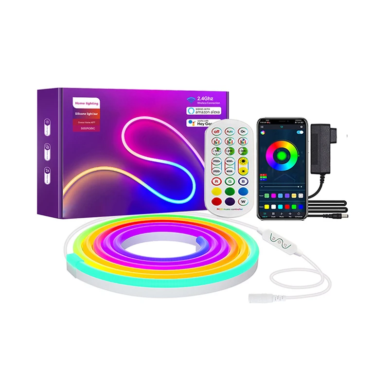 

LEDILAND RGB LED Flex Strip Light Outdoor Christmas Lights for Party Wedding Birthday Decorations Neon Signs