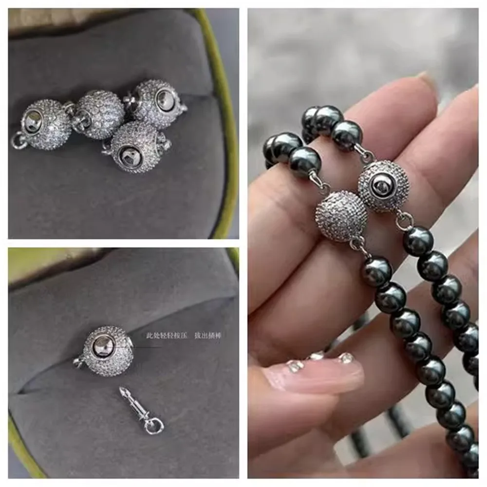 

DIY Accessory Precision Micro Inlay Spherical Insertion Rod Press Ball Buckle Pearl Jade Honey Wax Amber Necklace Bracelet Buckl