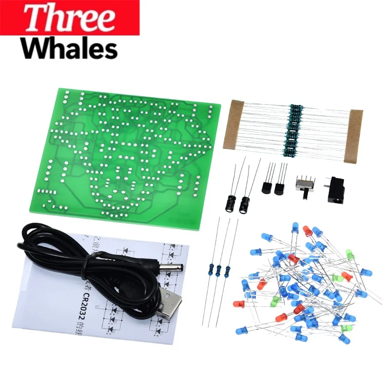 Laboratory Swing bells Wobbly Windbell Fun Electronic DIY Kit THR 95 LEDs Wind bell 5V 9V