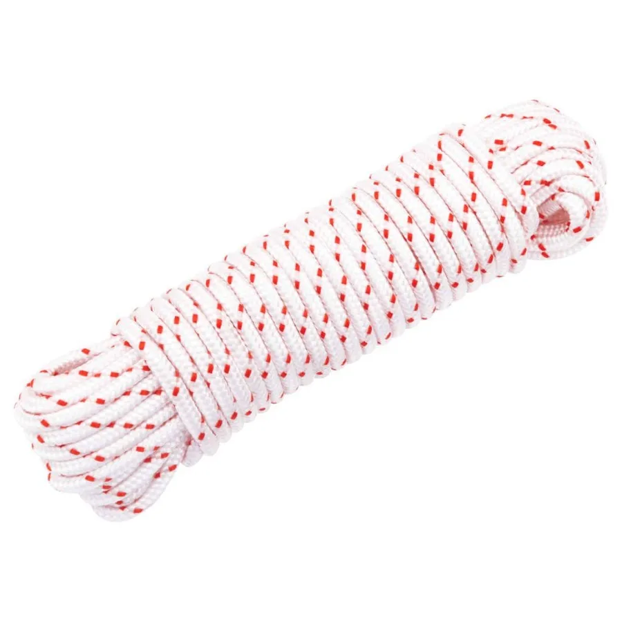 

Pull Starter Cord White and Red 0.16 32.8 ' Nylon