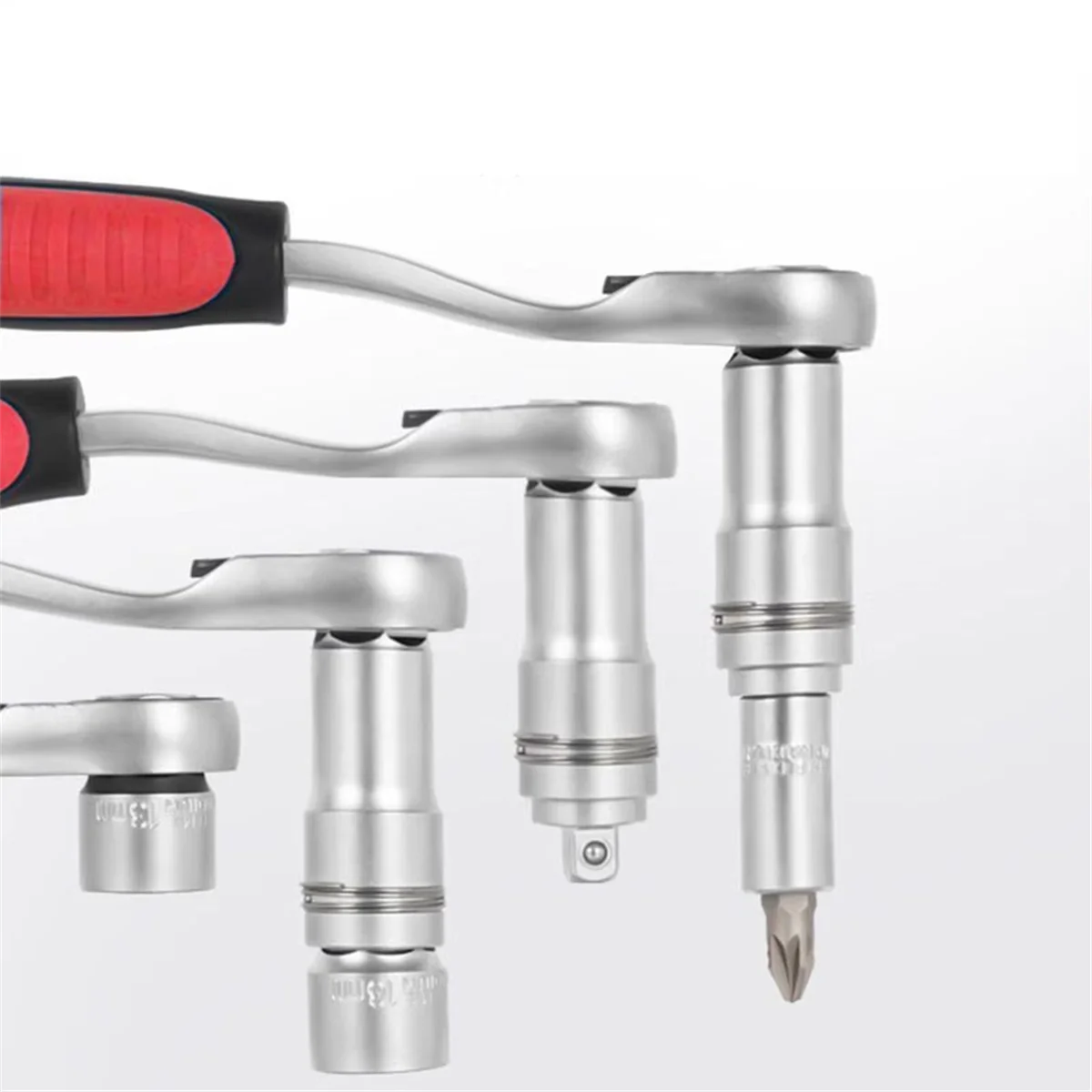 A83Z Ratchet Socket Wrench Set Mechanics Tools Kit for Vehicle Maintenance Electrical Panel Work Motor Assembly Plumbing