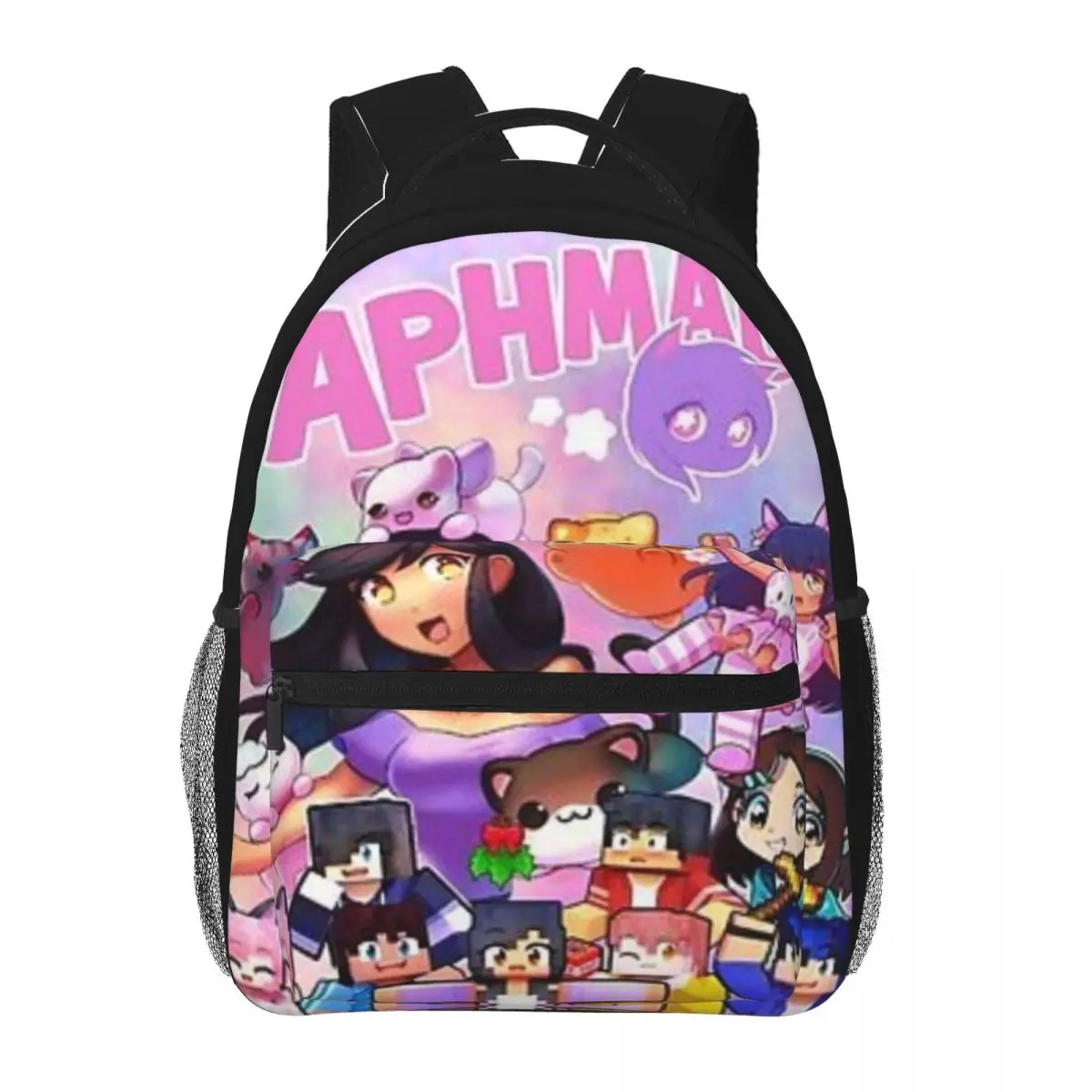 Aphmau Art Fashion plecak dla dzieci kobiety nastolatki tornistry plecak podróżny na laptopa 16 cali