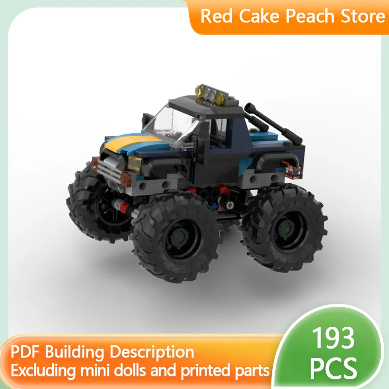 

Speed Racing Car Model MOC Building Bricks Classic Monster Truck Modular Technology Children Holiday Gifts Assemble Toys Suit