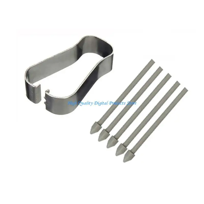 U2JE 5PCSペン交換のチップセットタブレットの安全なクリップアタッチメントS6 T860 T865/S6モデルデジタルデバイス