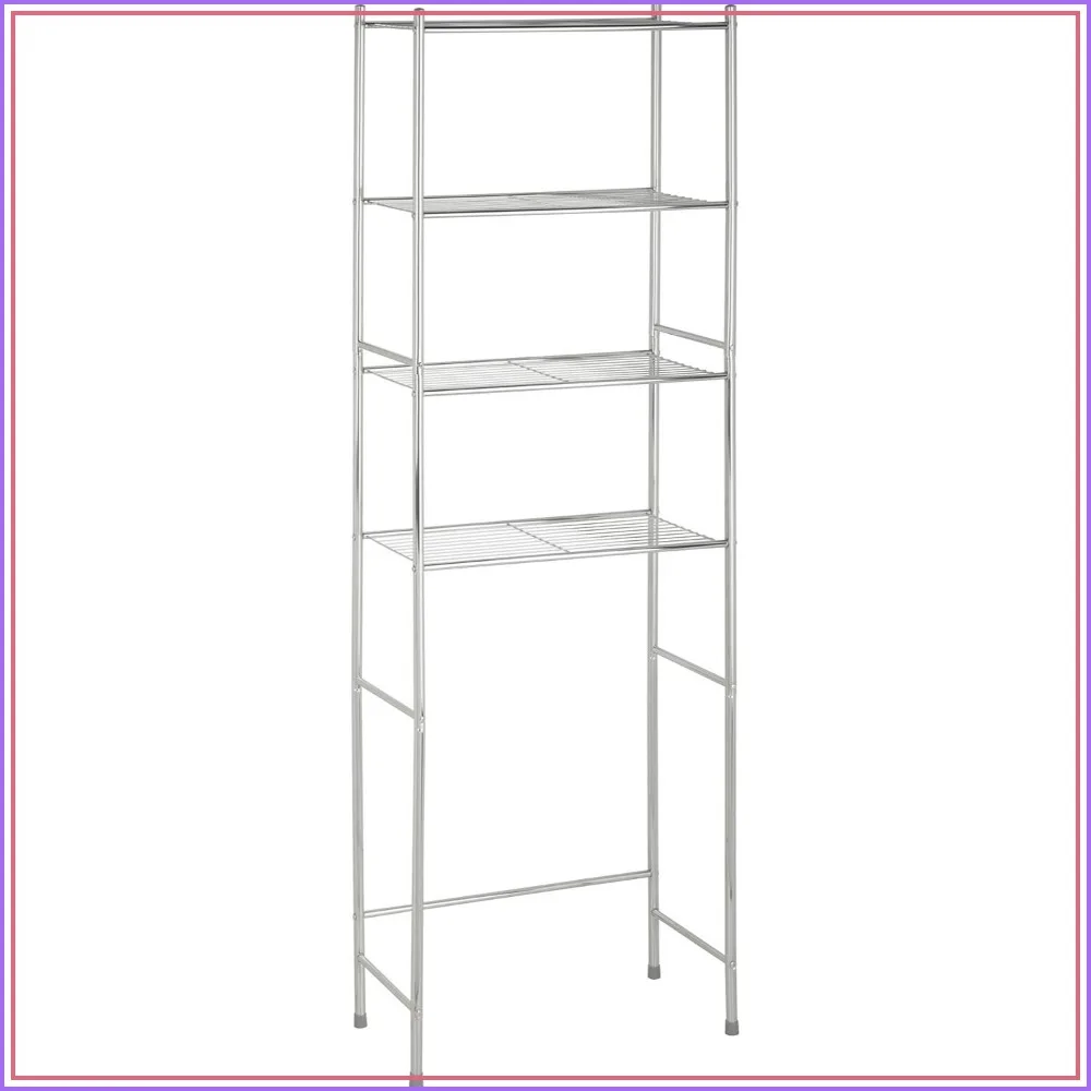 4 Tier Over Toilet Bathroom Storage Shelf