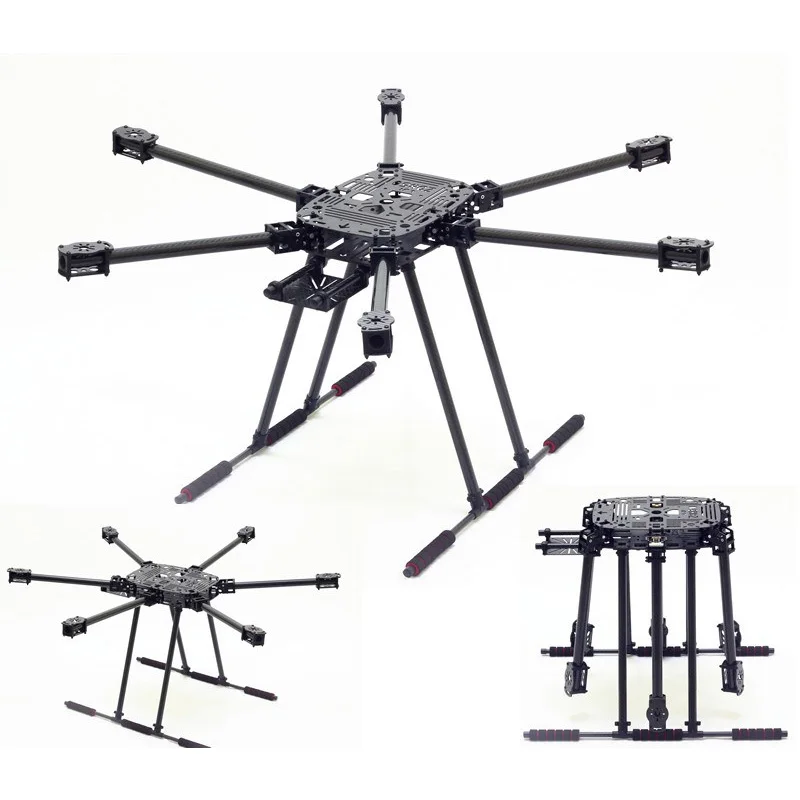 Kit de cadre HGouopter avec train d'atterrissage non flottant pour FPV, cadre Hexa-Rotor, bras pliable, entièrement en fibre de carbone, ZD850, ZD 850, 850mm