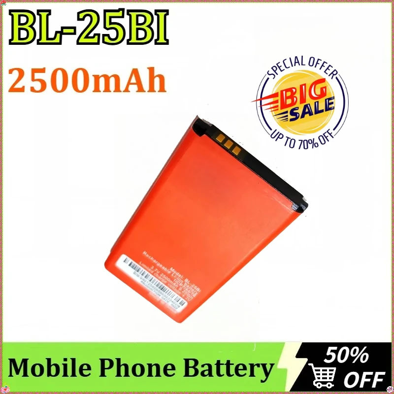

For ITEL BL-25BI Newly Upgraded Rechargeable Battery High-Capacity Replacement Mobile Phone Batteries 3.7V 2500mAh