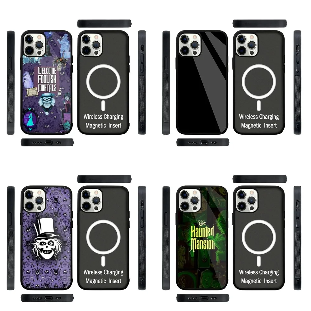 H-Haunted Mansion  Phone Case Strong Magnetic For IPhone 15,14,13,Pro,Max,Plus,11,12,Mini For Magsafe Wireless Charging