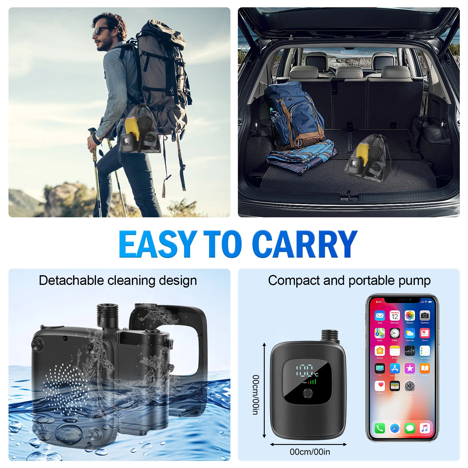 Outdoor Bathing Artifact Field Construction Site Dormitory Rural Shower Household Portable Electric Shower