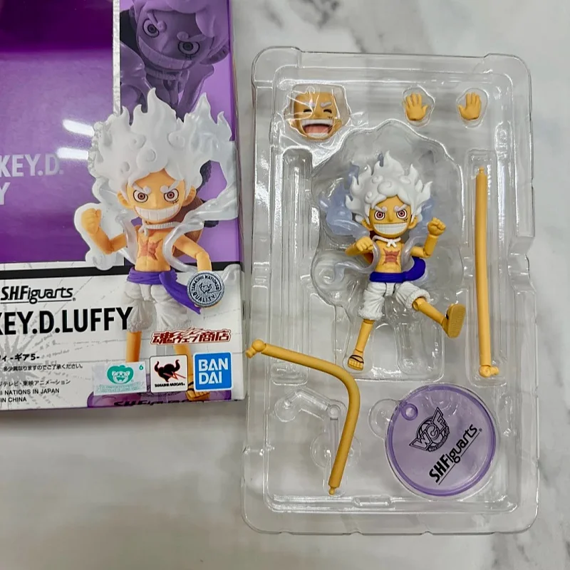 

Bandai S.H.Figuarts Shf One Piece Wcf Monkey.D.Luffy-Gear5 Anime Action Figure Model Birthday Gift Toys