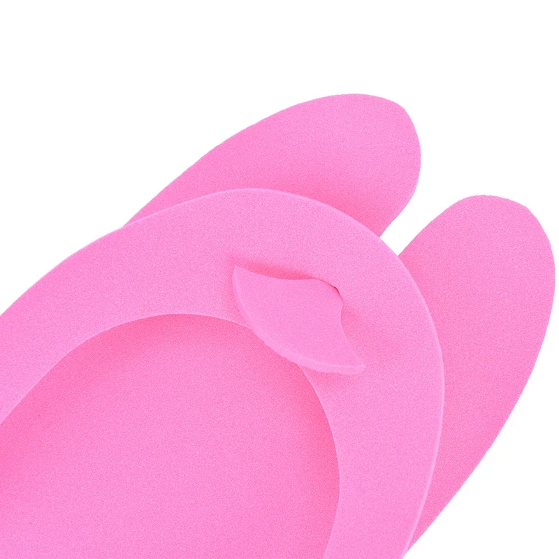 12 Pairs Random Color Disposable Foam Slippers Pedicure Slippper For Salon Spa Pedicure Foot Flip Flop Slippers