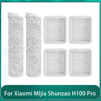 For Xiaomi Mijia ShunZao H100 Pro Wet and Dry Vacuum Cleaner Replacement Part Soft Brush Roll Hepa Filter Spare Accessories