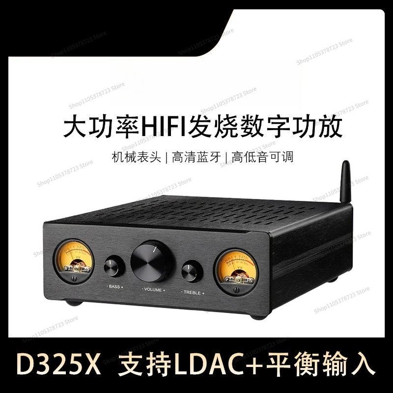 For High Power, Dual Channel, Balanced Hifi Digital Remote Control Amplifier USB Bluetooth LDAC