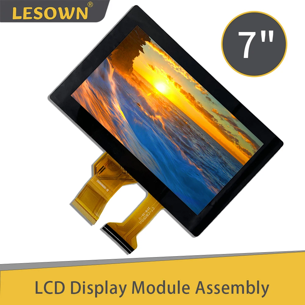 LESOWN 7 inch Touch Screen IPS 800x480 HD LCD HDMI Display Compatible with VGA PC Secondary Screen for Raspberry Pi 4B 3B+ 3B