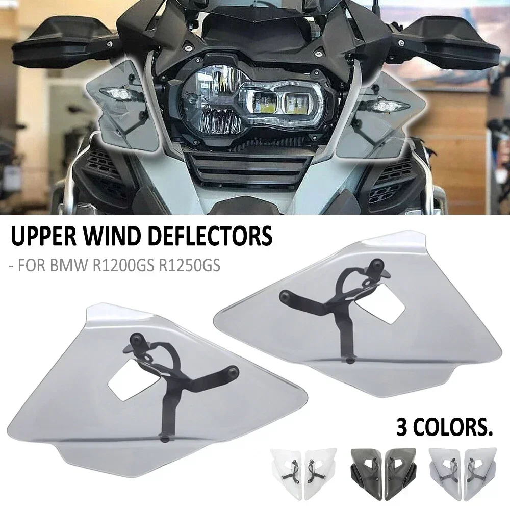 

Motorcycle Upper Side Wind Deflector Pair Fairing Windshield Shield Windscreen Handguard FOR BMW R1200GS R1250GS R 1200 1250 GS