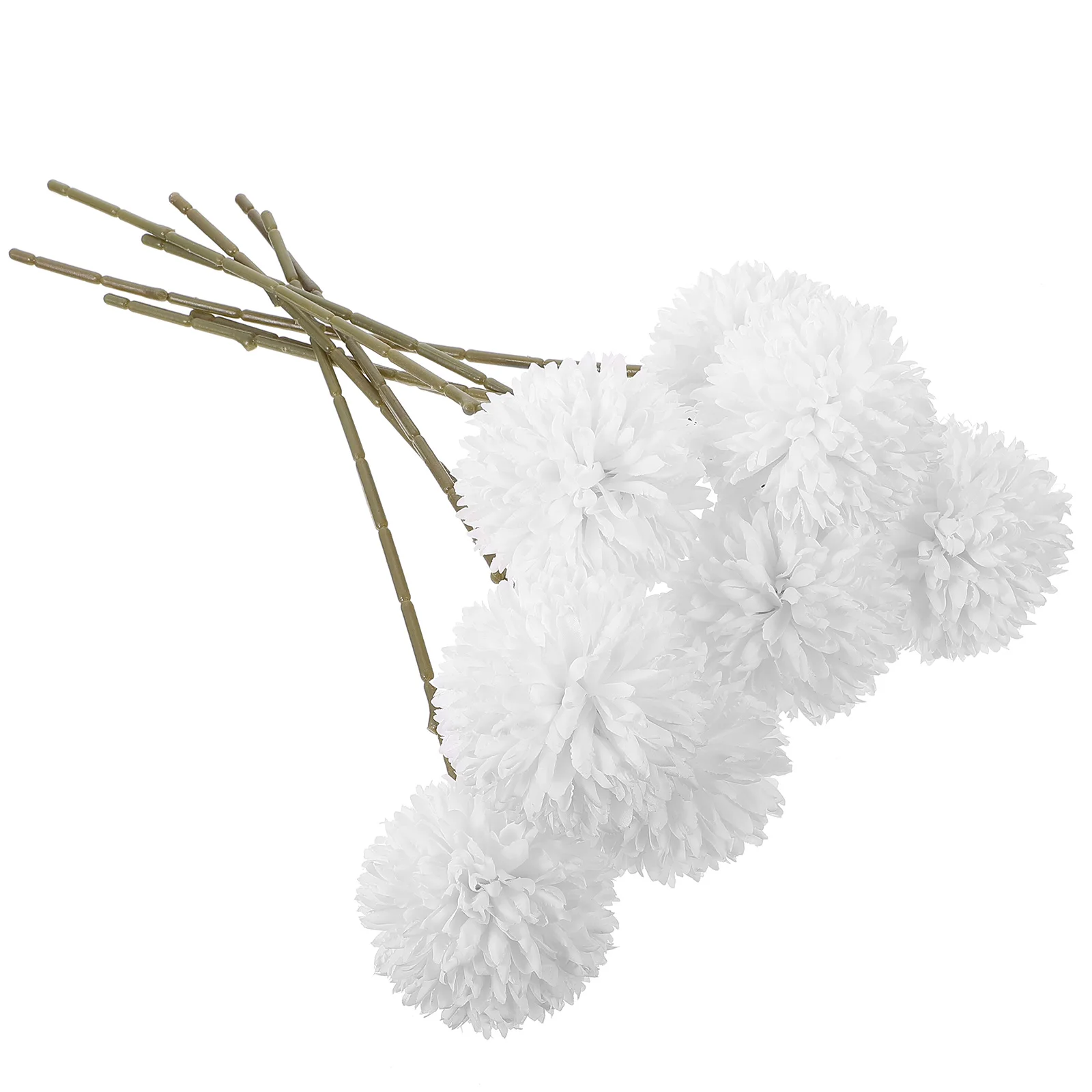 

8 Pcs Artificial Chrysanthemum Bouquet Plastic Flowers for Wedding Home Decor Garden Party Bulk Fake Floral Arrangement