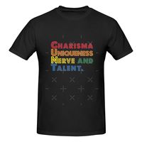 Funny Charisma, Uniqueness, Nerve And Talent Drag  Men's T-shirt Printed Tops are loose and slim fit Women's T-shirts